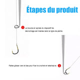 Dispositif de Retrait Rapide de Crochet de Pêche