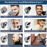 Écran LED amélioré 8D Rasoir multifonctionnel 10 en 1