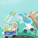 Ensemble de jouets de peinture gonflable bricolage