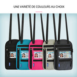 Portefeuille de voyage avec porte-passeport anti-RFID