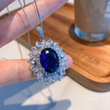 Ensemble de bijoux en saphir