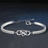 Rappelez-vous Toujours que Je t'aime Maman Bracelet Coeur d'amour pour Toujours