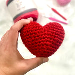 Câlin de poche, Coeur au crochet, Petit cadeau