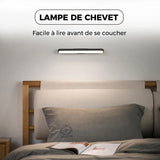 Lampe de lecture magnétique à longue bande