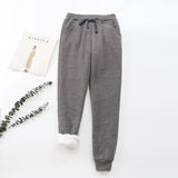 Pantalon de Survêtement Chaud en Cachemire D'hiver
