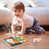 Puzzle de Blocs Russes en Bois