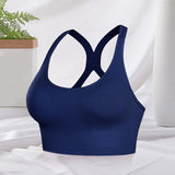 Brassière de sport push up sans armatures