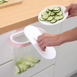 Support sac poubelle avec couvercle