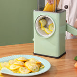 Circulaire multifonctionnelle de ménage de cuisine de coupe-légumes de tambour