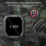 Montre intelligente à trois défenses pour sports de plein air