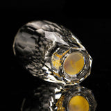Verre à vin en forme de diamant