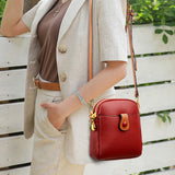 Élégant sac à bandoulière contrasté