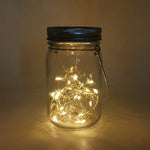 Lot de 6 Lampes Solaires pour Bocal Mason