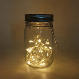 Lot de 6 Lampes Solaires pour Bocal Mason