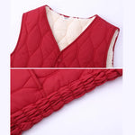 Gilet en coton duveteux