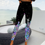 Leggings avec Imprimés de Sapin de Noël