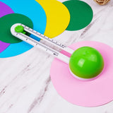 Modèle simple de couteau à découper rond en plastique