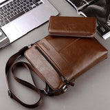 Sac à bandoulière pour homme avec sac à main