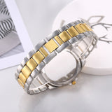 Montre à quartz en alliage pour femme avec diamants