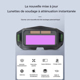 Lunettes de protection oculaire de soudage brûlant