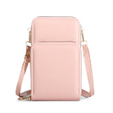 Sac de Téléphone Portable Multifonctionnel à Fermeture à Glissière à Trois Couches