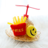 Chapeau de paille pour animaux de compagnie