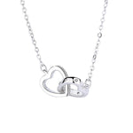 Collier Coeurs Entrelacés