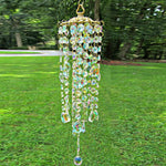 Carillon à vent en verre de cristal Aurora