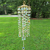 Carillon à vent en verre de cristal Aurora