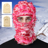 Masque en tricot farfelu