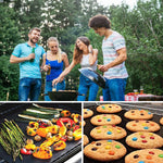 Hirundo 2Pcs Tapis de Cuisson De Gril Résistant à la Chaleur