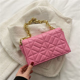 Sac à bandoulière à une épaule avec chaîne à la mode