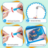 Livre de coloriage de l'eau magique