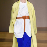 Ceinture De Mode Pour Dames En Cuir Avec Joint De Taille Large