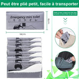 Sac d'urine jetable de voyage portable