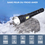 Lampe de poche à zoom à DEL