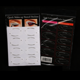 Modèle de maquillage pour les yeux Sticker
