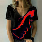 T-shirt Á Enfiler Á Encolure Ras Du Cou Imprimé