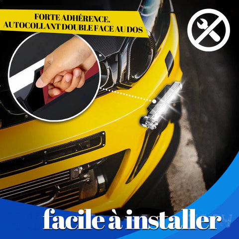 Lumières de voiture à LED alimentées par le vent (2pcs)