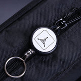 Porte-clés avec Câble Métallique Rétractable