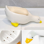 Boîte à savon canard en céramique