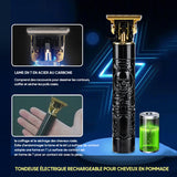 Tondeuse électrique rechargeable pour cheveux en pommade