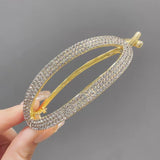 Boucle De Cheveux Minimaliste Incurvée Scintillante