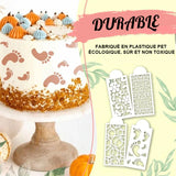 Pochoir de décoration de gâteau (10 PCS en 1 SET)
