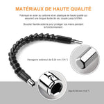 Extension Flexible de Foret Tournevis Arbres Souples