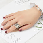 Anneau de bracelet convertible réglable 2 en 1