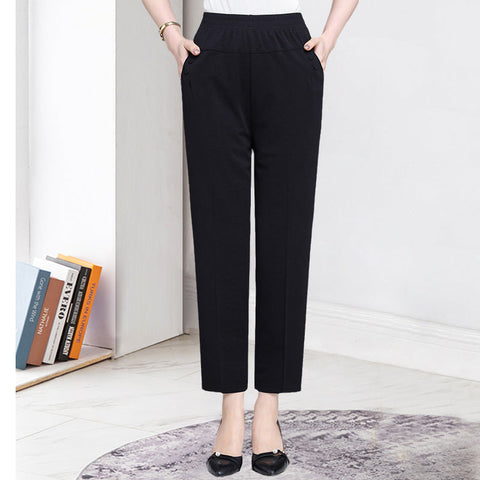 Pantalon Court Taille Haute