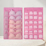 Sac suspendu de rangement pour sous-vêtements double face