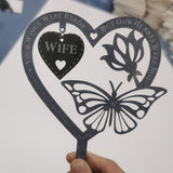 Ornement de Carte Papillon