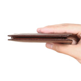 Portefeuilles antivol simples pour hommes